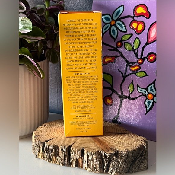 NWT Trader Joes Pumpkin Ultra Moisturizing Hand Cream - Picture 2 of 2